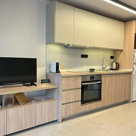 Daire Seafront Family Apartment-pontus Skála Foúrkas